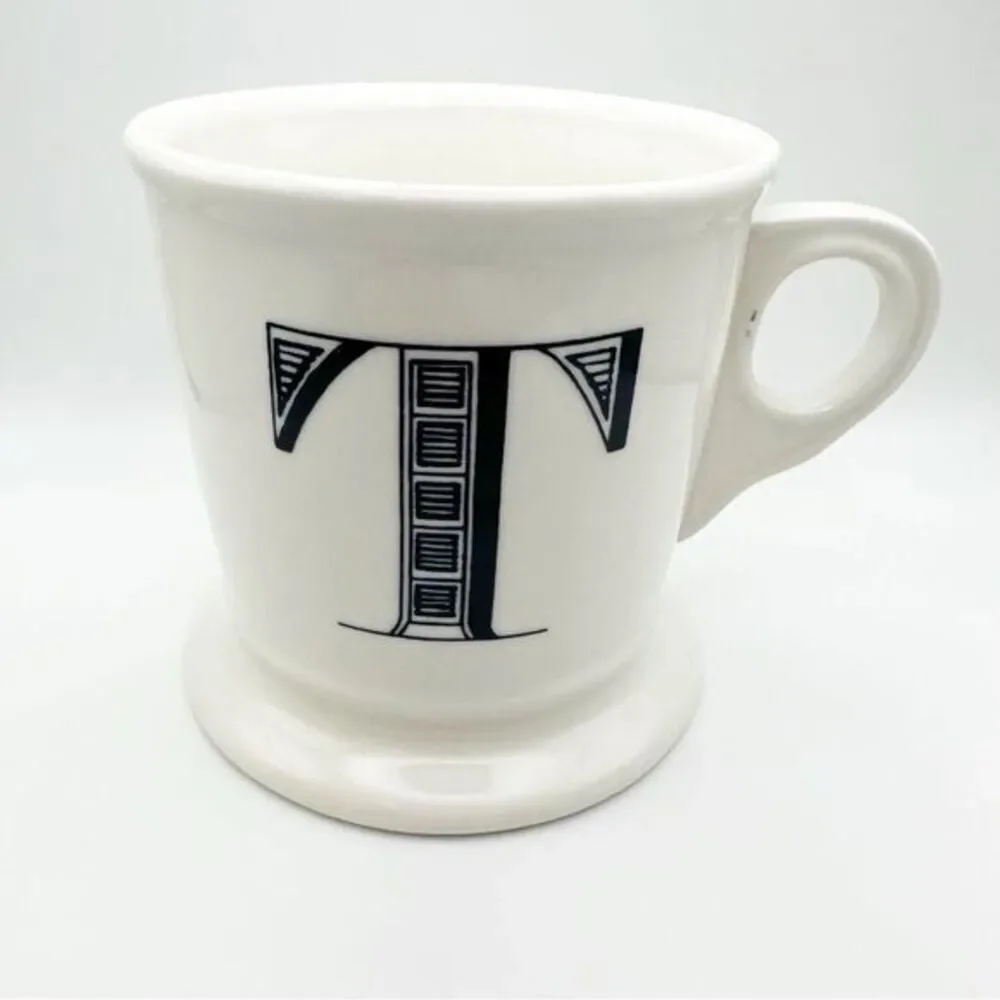 Anthropologie‎ Monogram T Coffee Mug
